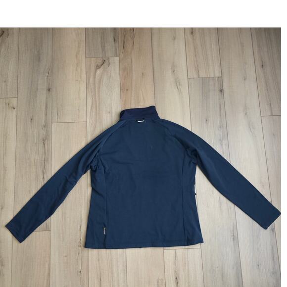 Jack Wolfskin Fleece Jacket JWP Dynamic Navy Full Zip Sweater Women Sz XL - Picture 5 of 10